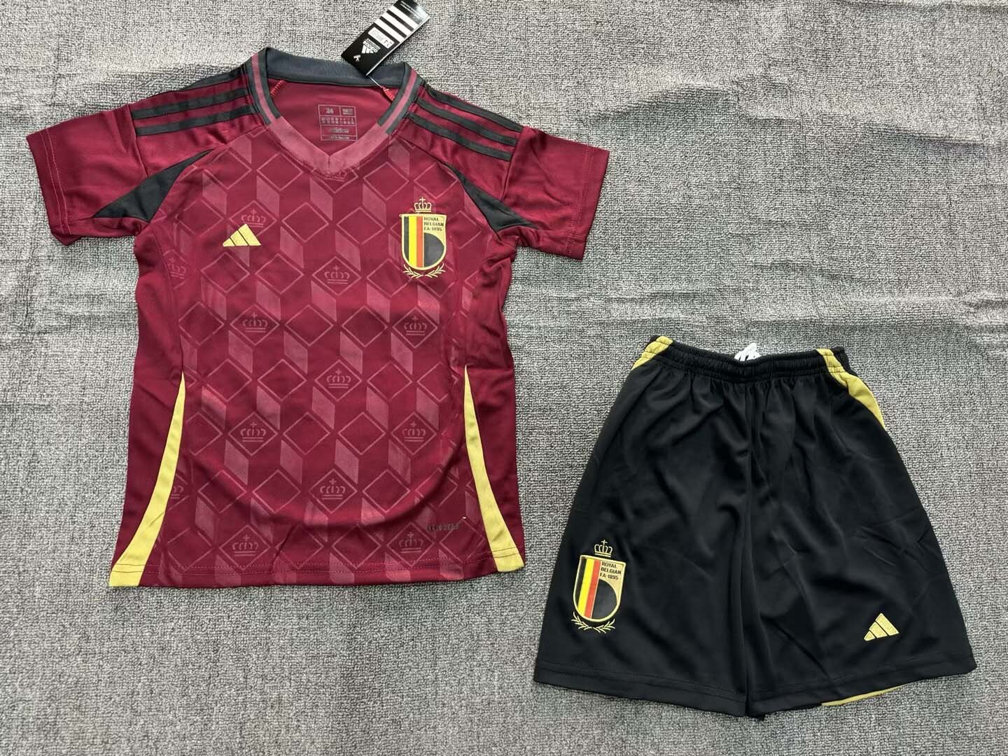 6a66b32c6cf4ba61f1e70550933fbae972164269 2024 Belgium National Team Home Football Shirt 1:1 Thai Quality Kids Size - Image 1