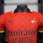 2024/2025 Player Version AC Milan Fourth Away Red Soccer Jersey 1:1 Thai Quality - Image 5