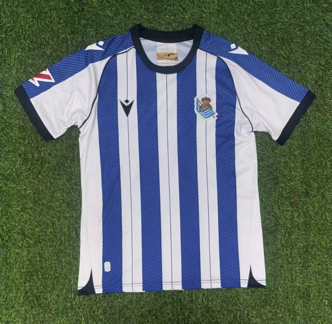 6dc508087bbb631c8773870c8990440ad1d57625 2025/2026 Real Sociedad Home Football Shirt 1:1 Thai Quality - Image 1