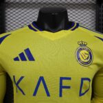2024/2025 Player Version Long Sleeve Al-Nassr Home Football Shirt 1:1 Thai Quality - Image 5