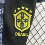 2024 Brazil Special Edition Jesus Black Gray Soccer Jersey Kids Size - Image 8