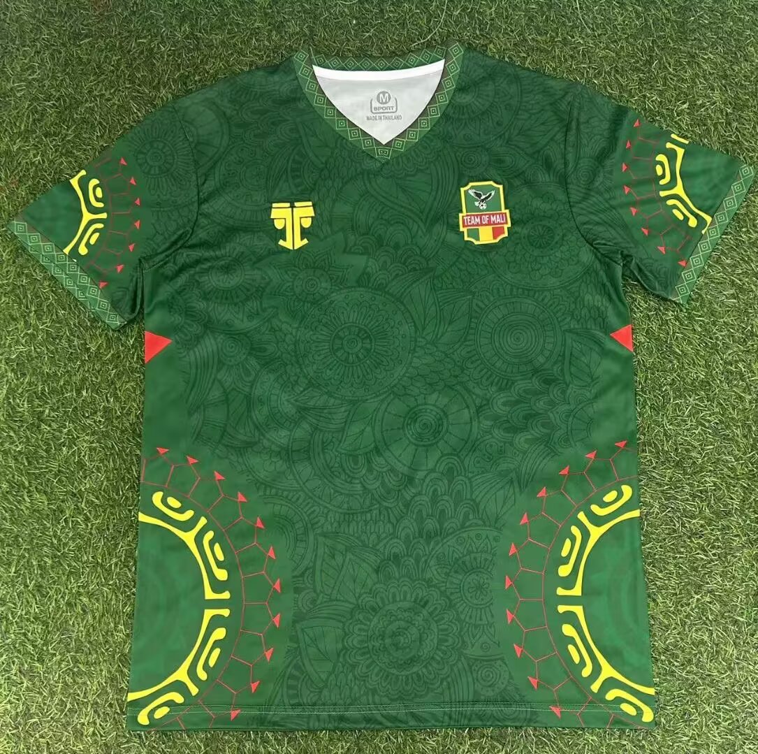 7272488269c4ec52f317e358dd72b7a78c50ff13 2025 Mali Special Edition Green Football Shirt 1:1 Thai Quality - Image 1