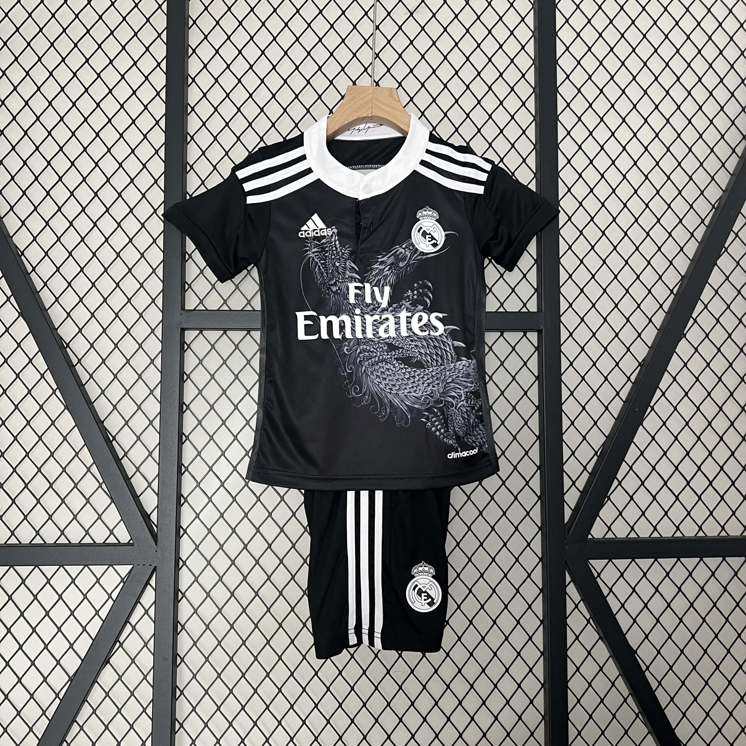 740beaf6a220fda0e2633332b1b5a033783ffe4a 2014/2015 Retro Real Madrid Third Away Football Shirt 1:1 Thai Quality Kids Size - Image 1