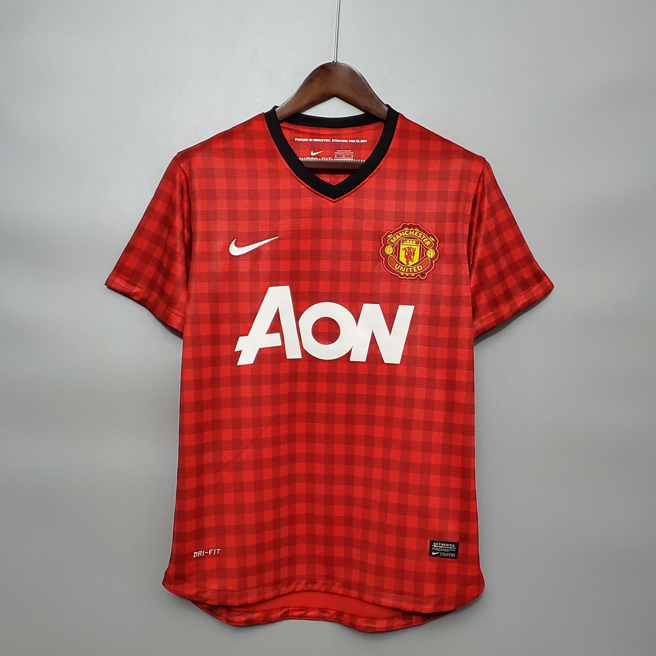 745f10878fda33e3d44d010d7622d31c183da381 2012/2013 Retro Manchester United Home Football Shirt 1:1 Thai Quality - Image 1