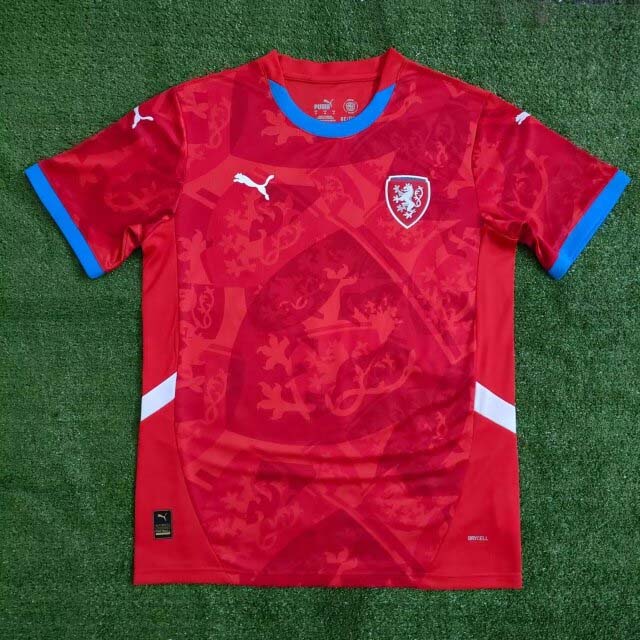 803835e0c464e1f66d5137493b50b58dec585d42 2024 Czech Republic National Team Home Football Shirt 1:1 Thai Quality - Image 1