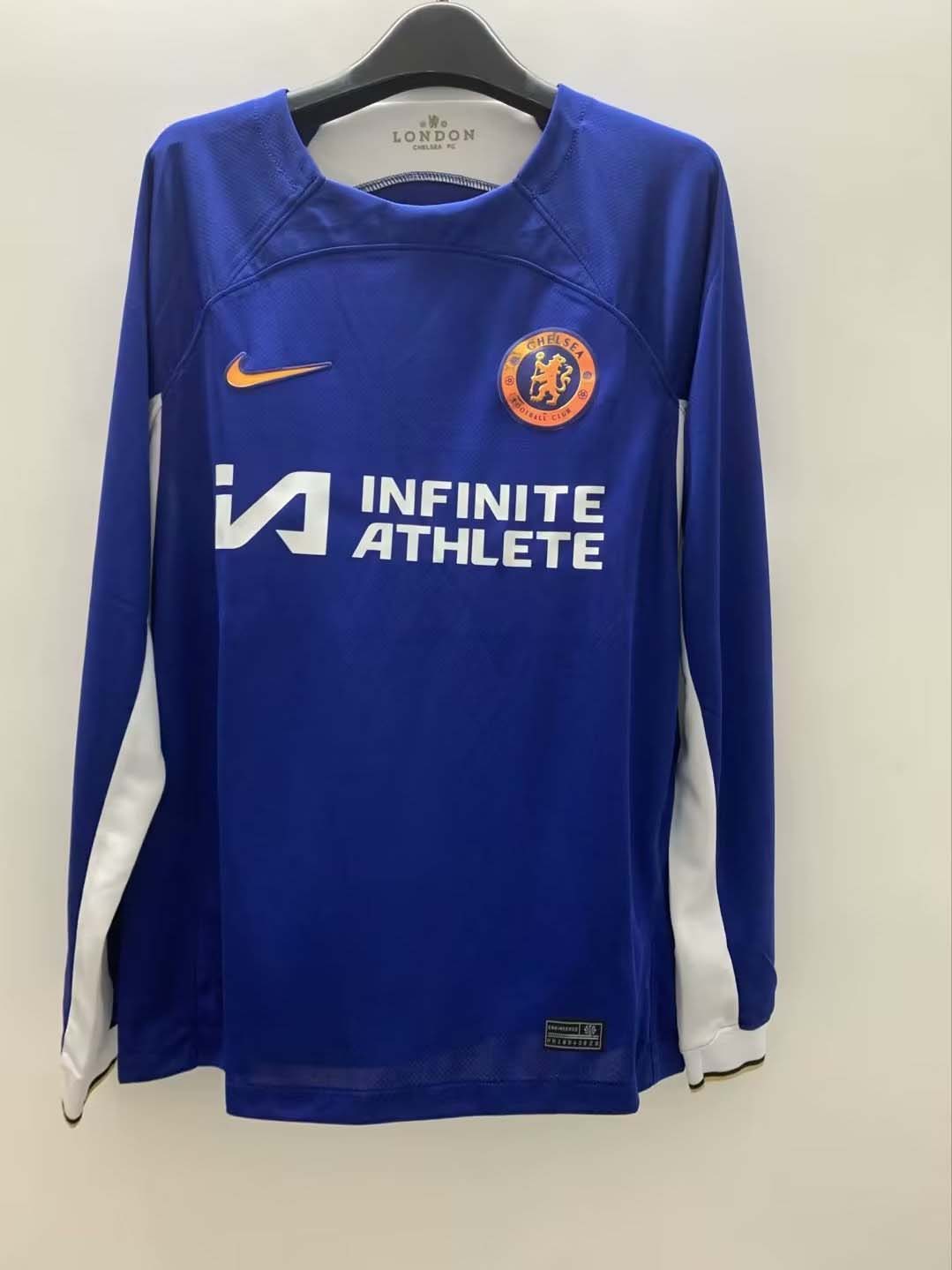 80a22335062919d2918f70fcb7b3c80b6c74b25e 2023/2024 Long Sleeve Chelsea Home Football Shirt 1:1 Thai Quality - Image 1