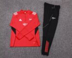 2025/2026 Arsenal Half-Pull Training Suit Red Football Shirt 1:1 Thai Quality Set - Image 6