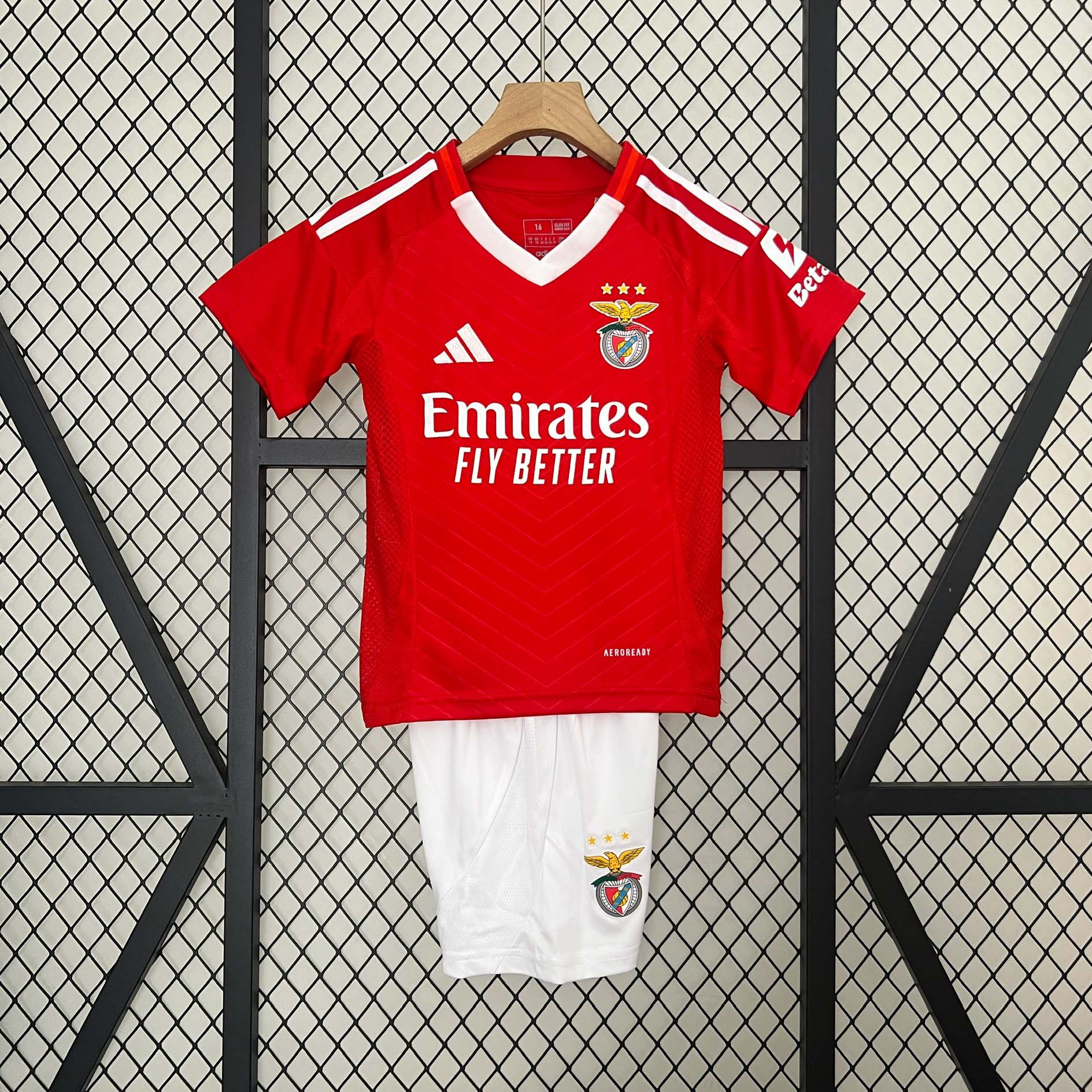 8a25537154afee2adcaa903cd102a16d97080266 2024/2025 Benfica Home Football Shirt 1:1 Thai Quality Kids Size - Image 1