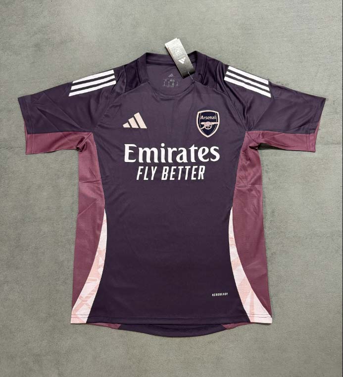 90a0a77bca370a5e57818570c17922347e6ea149 2025/2026 Arsenal Training Wear Brown Football Shirt 1:1 Thai Quality - Image 1