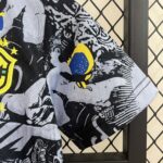 2024 Brazil Special Edition Jesus Black Gray Soccer Jersey Kids Size - Image 6
