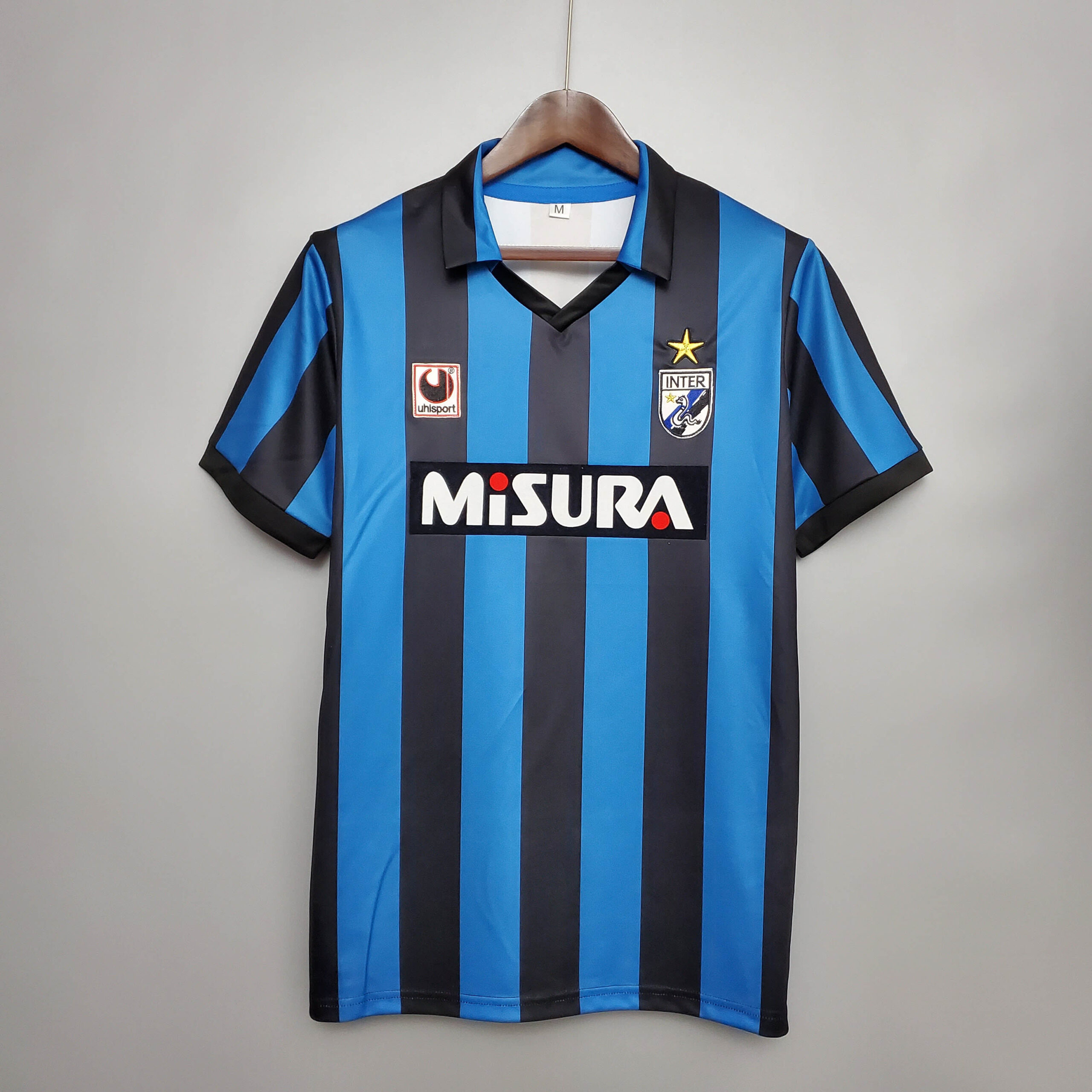 9196ebc29f72465e20ab8bba607803ecded8de43 1988/1989 Retro Internazionale Milan Home Football Jersey 1:1 Thai Quality - Image 1