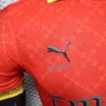 2024/2025 Player Version AC Milan Fourth Away Red Soccer Jersey 1:1 Thai Quality - Image 4