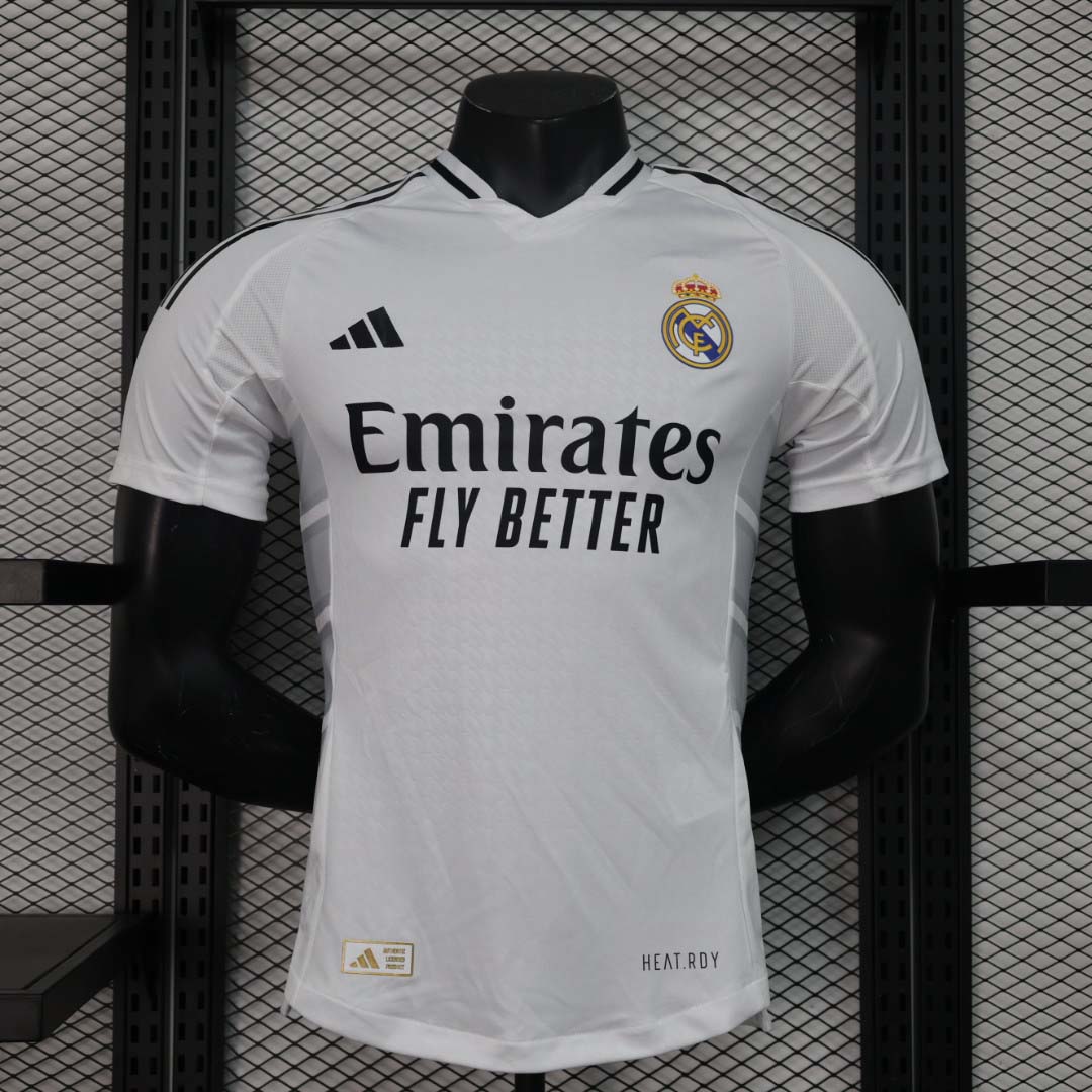 9a1cc7445c397bfd1055bf100121d015ad56096c 2024/2025 Player Version Real Madrid Home Football Shirt1:1 Thai Quality - Image 1
