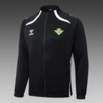 2025/2026 Real Betis Long Zipped Jacket Black Football Shirt 1:1 Thai Quality Set - Image 3