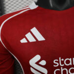2025/2026 Player Version Long Sleeve Liverpool Home Football Shirt 1:1 Thai Quality - Image 5