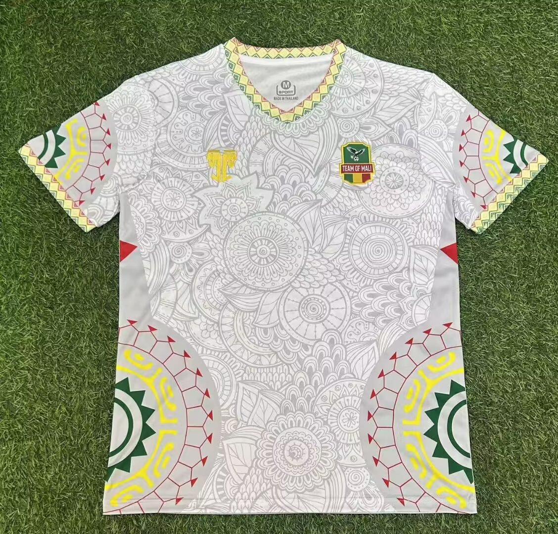 9dff2fcfcae409f079508fbb8c04357bfeb4115c 2025 Mali Special Edition White Football Shirt 1:1 Thai Quality - Image 1