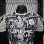 2025/2026 Player Version Manchester City Year of The Horse Special Edition Grey Football Shirt 1:1 Thai Quality - Image 3