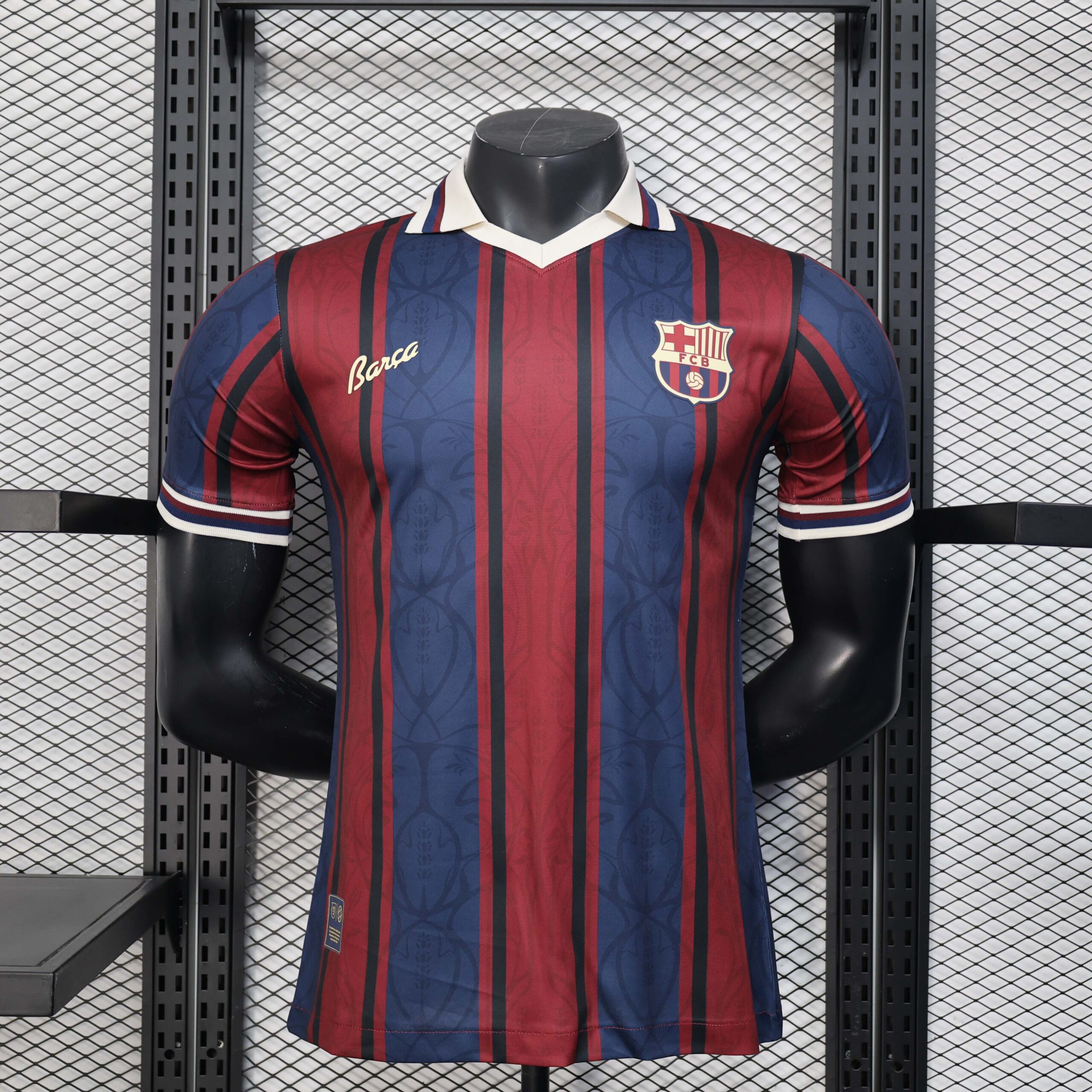 a25c4a6770d5abed9442cefb5a8ba4dd69c3f306 2025/2026 Player Version Barcelona 125th Anniversary Edition Red and blue Football Shirt 1:1 Thai Quality - Image 1