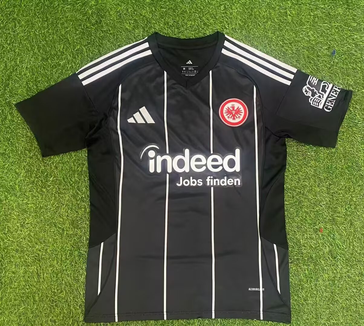a2fe215f1d4cbbff4befb3540f5f907ec3fe23c5 2025/2026 Frankfurt Home Champions League Version Football Jersey 1:1 Thai Quality - Image 1