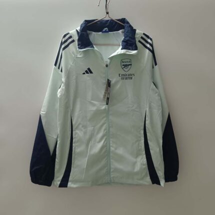 2024/2025 Arsenal Windbreaker Light Green Soccer Jersey 1:1 Thai Quality
