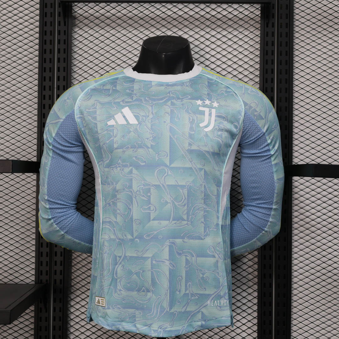 aa925c833d053285d4ea6062d5efe512e791f397 2025/2026 Player Version Long Sleeve Juventus Away Football Shirt 1:1 Thai Quality - Image 1