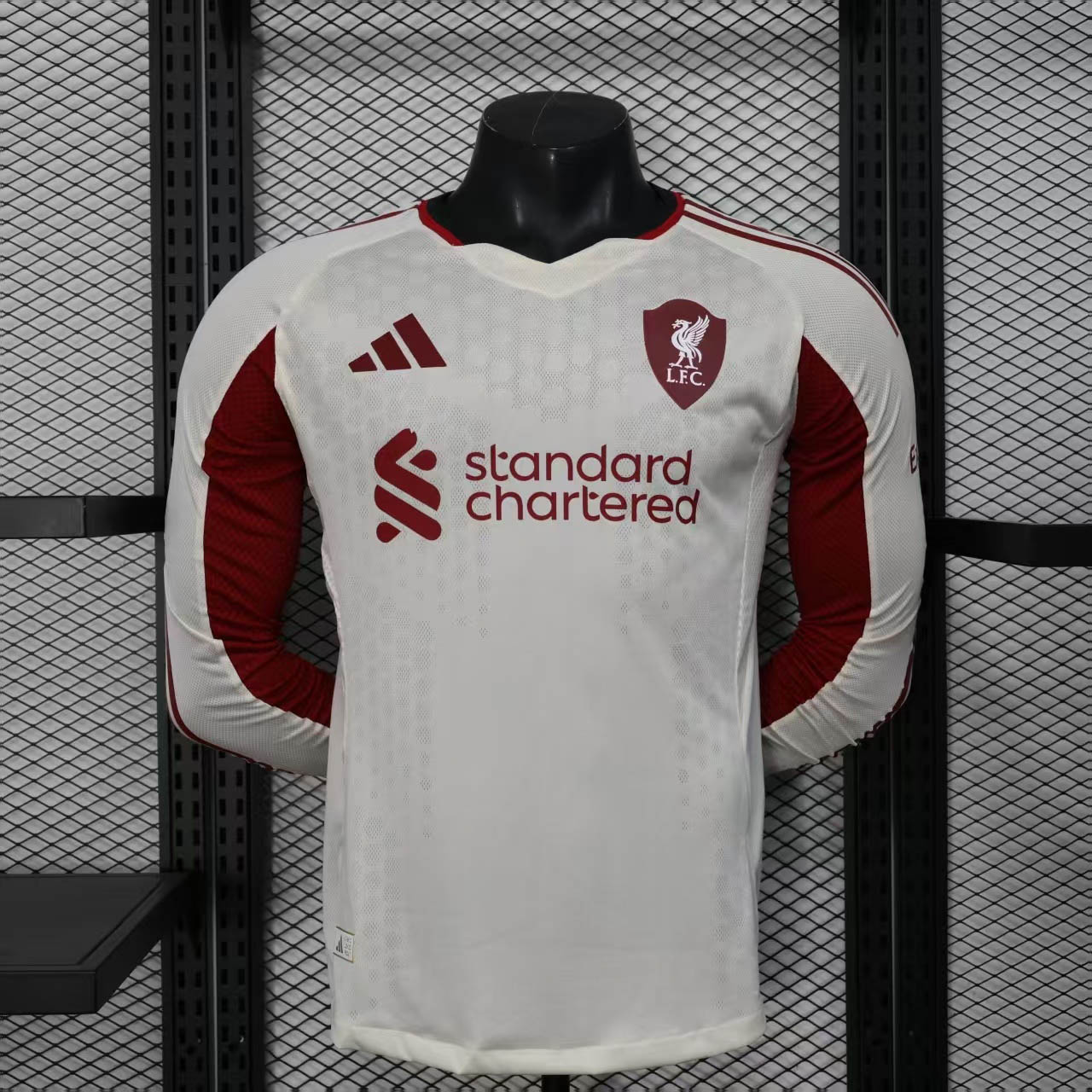 ab4a5ffeafefe18ea04a0785b533caf114694359 2025/2026 Player Version Long Sleeve Liverpool Away Football Shirt 1:1 Thai Quality - Image 1