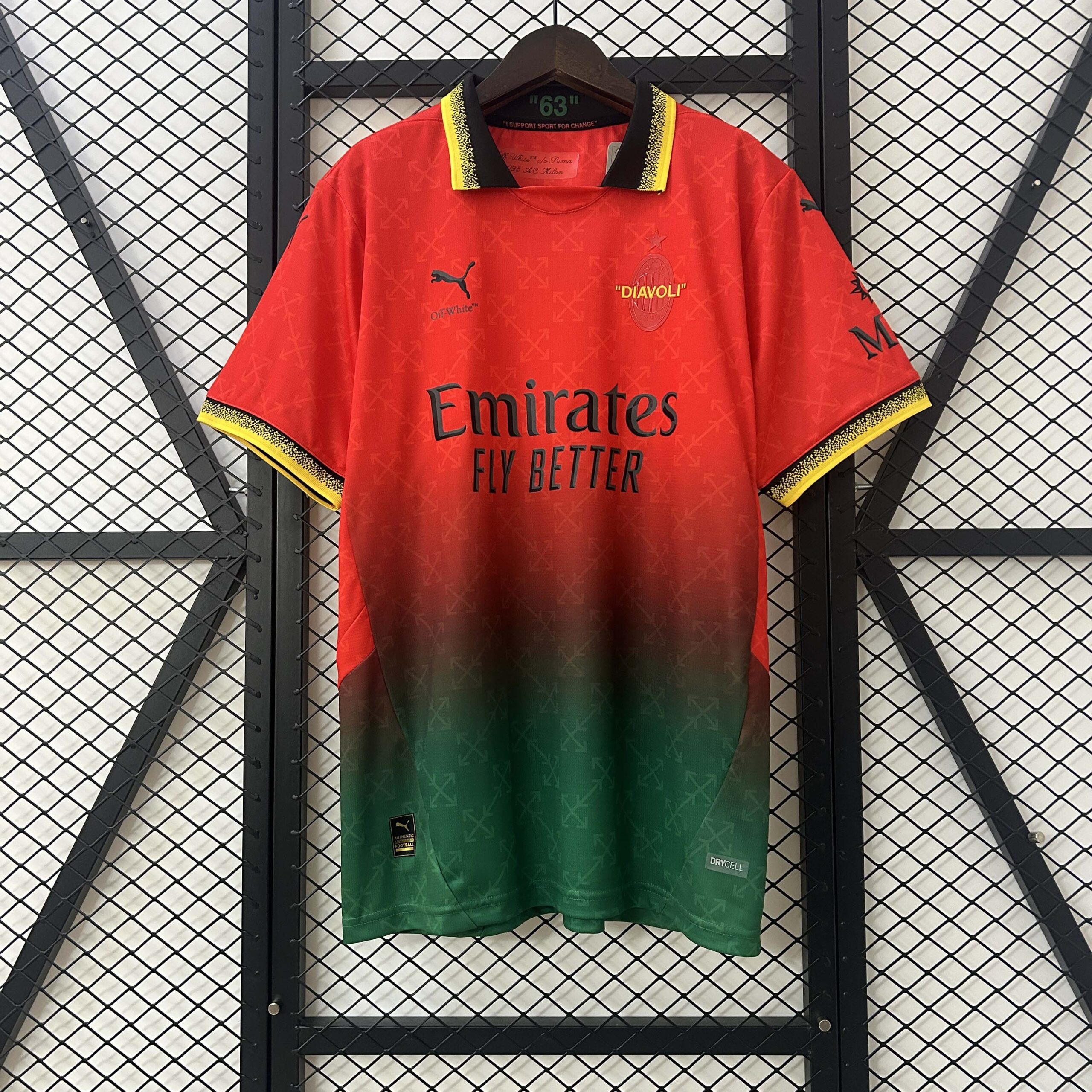 aba199fdaec8ade7dc903585f3ce30dc2f0f7732 2024/2025 AC Milan Fourth Away Red Soccer Jersey 1:1 Thai Quality - Image 1