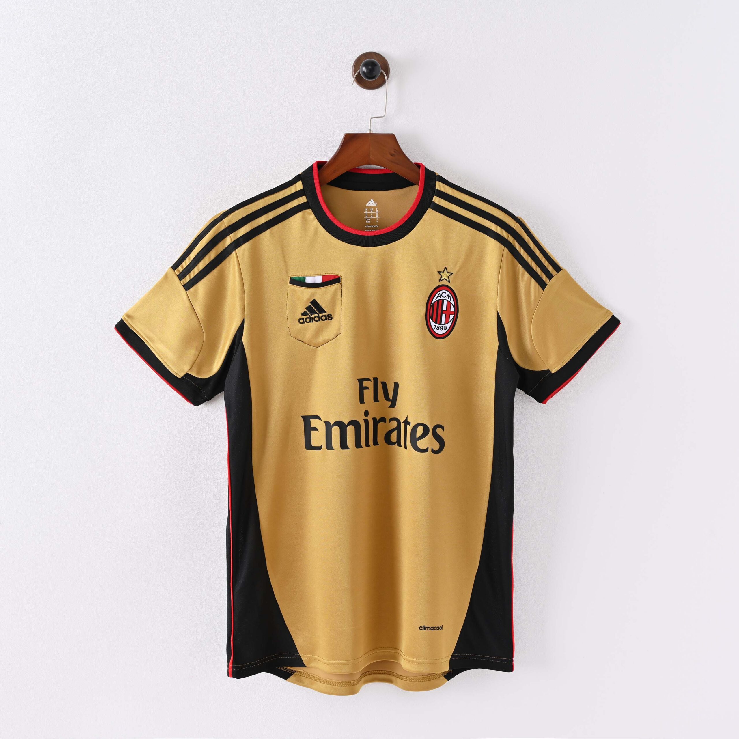 abac389d373df3db3f00a7196c20ae45dae1ae35 2013/2014 Retro AC Milan Third Away Football Shirt 1:1 Thai Quality - Image 1