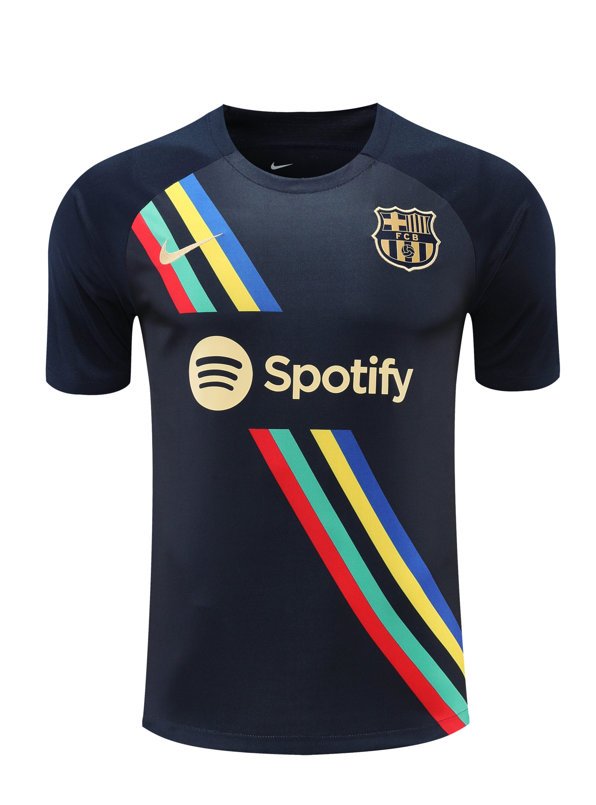 acbada638c7bd8527618dbce6df884376fae2222 2022/2023 Barcelona Jersey Training Wear Black - Image 1