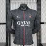 2025/2026 Player Version Long Sleeve Psg Paris Saint-Germain Fourth Away Football Shirt 1:1 Thai Quality