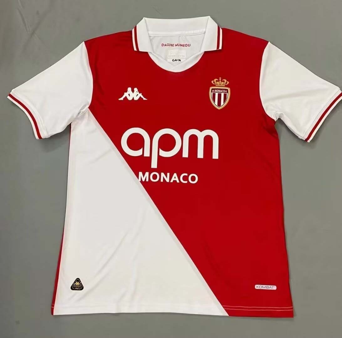 b40b8eb1d57d54afa300c9eb08750e3f6627e28a 2024/2025 AS Monaco Home Football Shirt 1:1 Thai Quality - Image 1