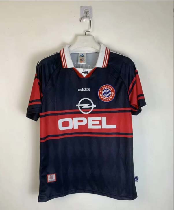b6aec49a1602bd405df1282bf47fdaae2622e420 1997/1999 Retro Bayern Munich Home Football Jersey 1:1 Thai Quality - Image 1