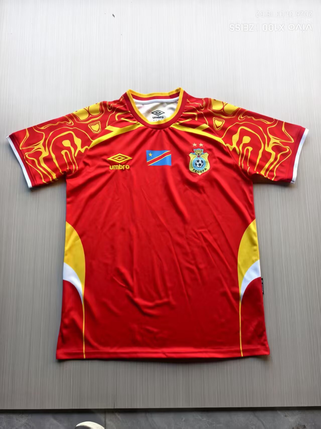 b7667ae5c09f316101e2fb12cb0a5c43b9a39aa3 2026 DR Congo National Team Third Away Football Shirt 1:1 Thai Quality - Image 1