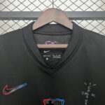 2024/2025 Barcelona Travis Scott Joint Edition Black Football Shirt 1:1 Thai Quality - Image 3