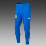 2025/2026 Real Madrid Half-Pull Training Suit White Blue Pants Football Shirt 1:1 Thai Quality Set - Image 5