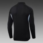 2025 Algeria National Team Half-Pull Training Suit Black Shirt Set - Image 4
