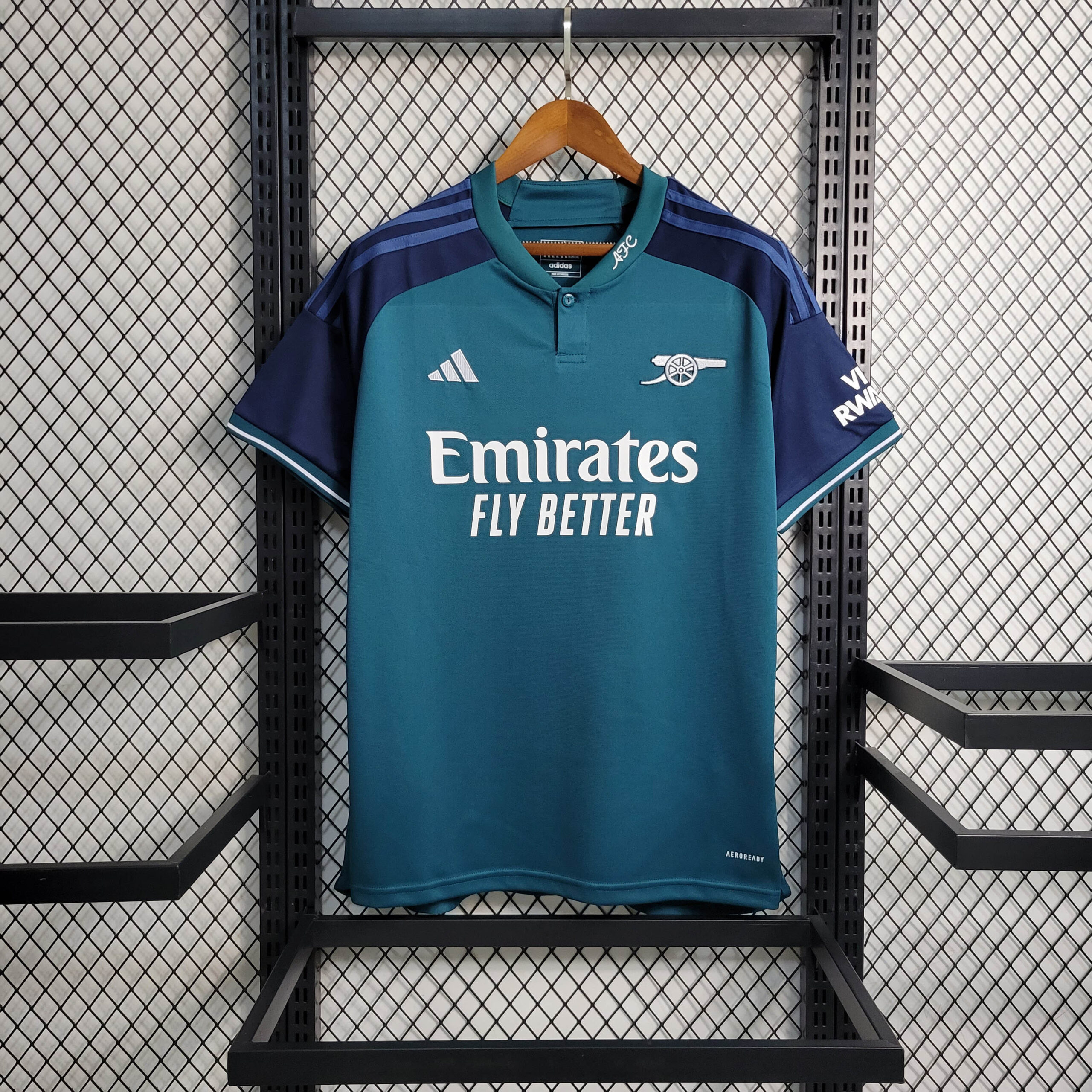 bdd0b542a1745e08bbe2d69e90ca54ccb3d6d7a8 2023/2024 Arsenal Third Away Soccer Jersey - Image 1