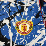 2025/2026 Manchester United Stone Roses Co-Branded Edition Blue Football Shirt 1:1 Thai Quality - Image 6