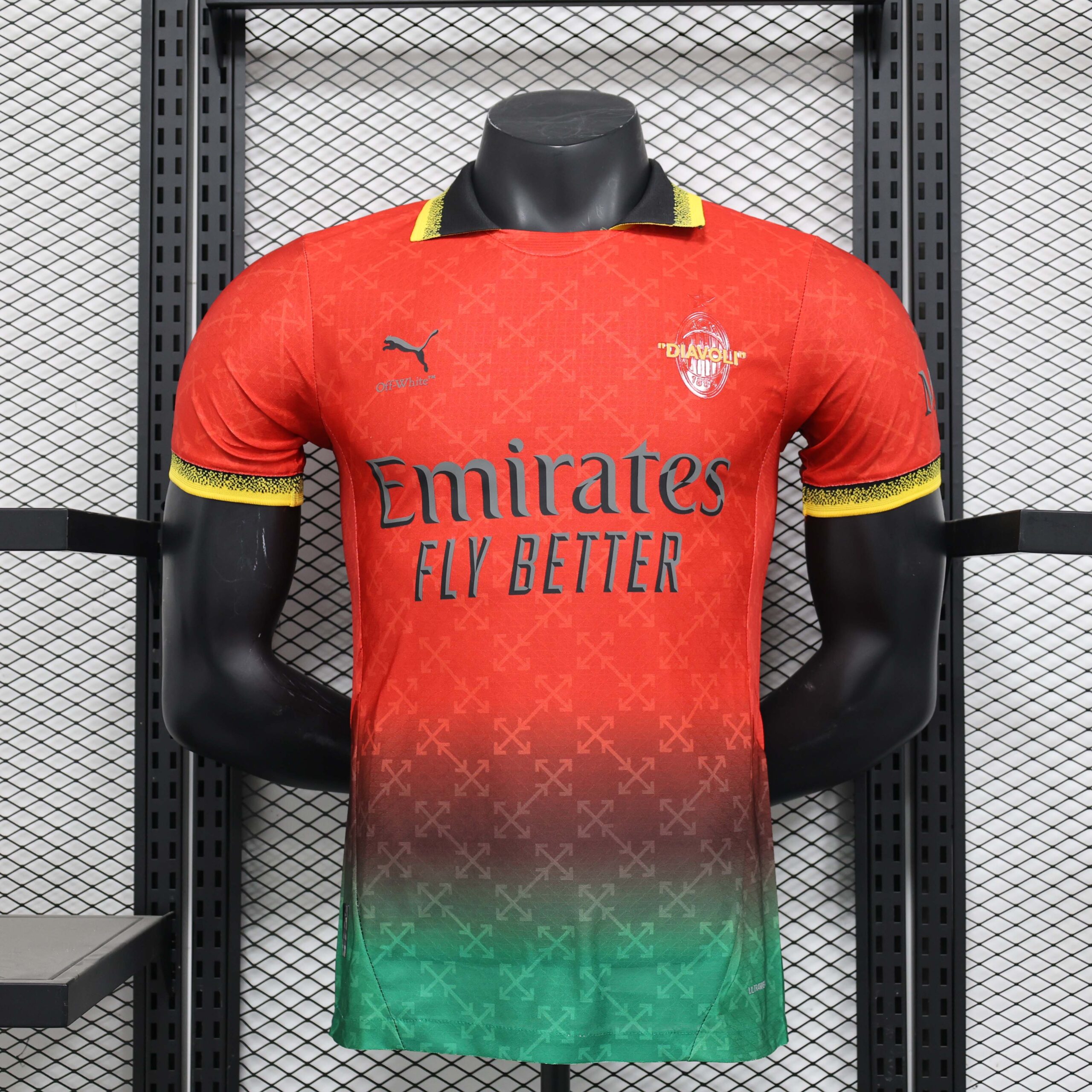 befc4eef4281a0ce08f31125a1d522c8aba3fa8b 2024/2025 Player Version AC Milan Fourth Away Red Soccer Jersey 1:1 Thai Quality - Image 1