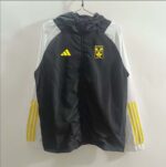 2025/2026 Tigres Windbreaker Black and white Football Shirt 1:1 Thai Quality