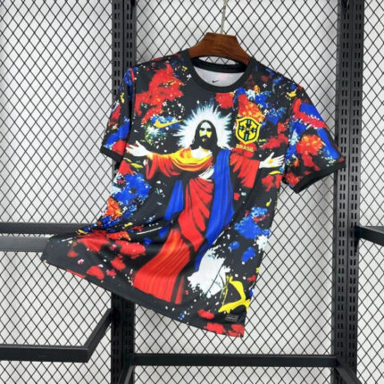 2024 Brazil Jesus Special Edition Colorful Football Shirt 1:1 Thai Quality