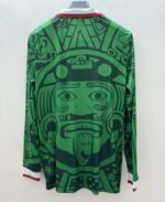 1998 Retro Long Sleeve Mexico Home Football Shirt 1:1 Thai Quality - Image 2