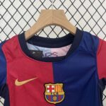 2024/2025 Barcelona Home Football Shirt 1:1 Thai Quality Kids Size - Image 3