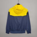 2023/2024 Al-Nassr Windbreaker Navy blue and yellow Soccer Jersey 1:1 Thai Quality - Image 2
