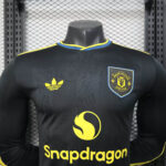 2025/2026 Player Version Long Sleeve Manchester United Third Away Football Shirt 1:1 Thai Quality - Image 3