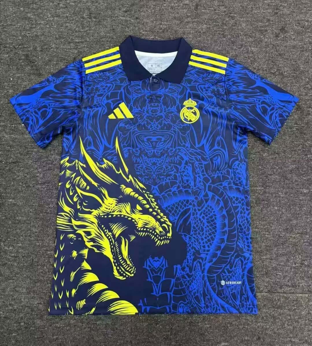caff7e7c020d2d9ad1d051981db80df5c9a92f18 2025/2026 Real Madrid Special Edition Blue Football Shirt1:1 Thai Quality - Image 1