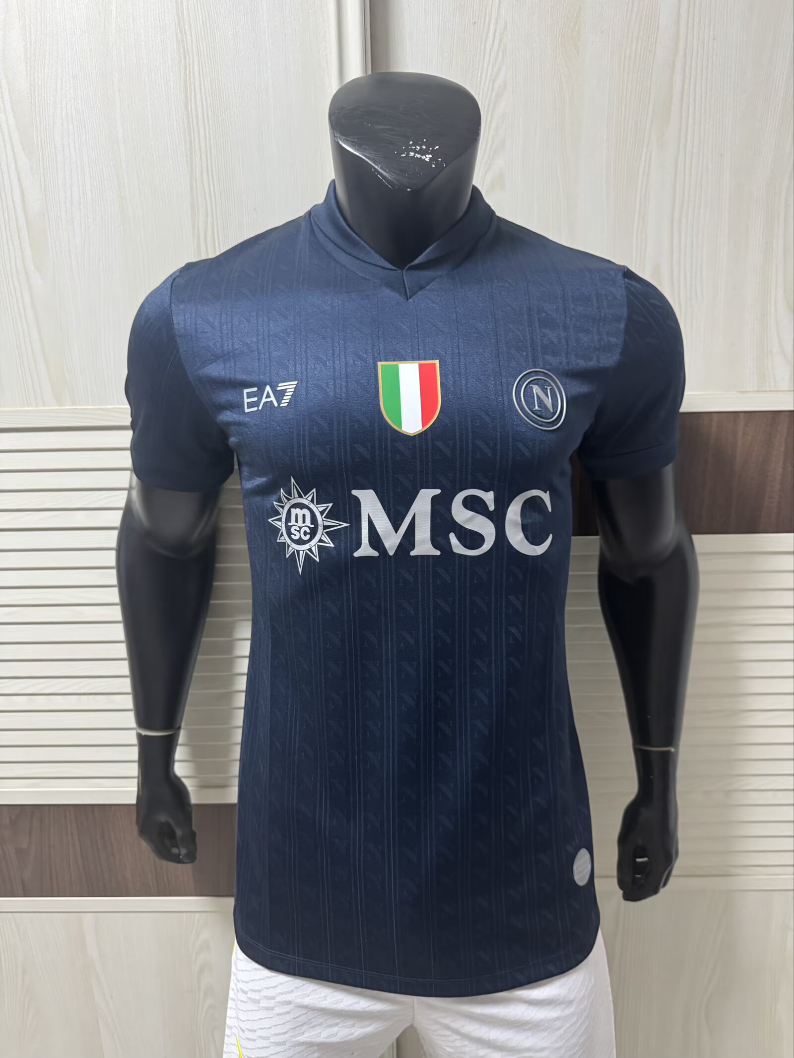 cb49ad644de1bb68ea2fdd6cf72e901be4ee395f 2025/2026 Player Version Napoli Champions League Third Away Soccer Jersey 1:1 Thai Quality - Image 1