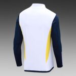 2023/2024 Real Madrid Half-Pull Training Suit white Football Shirt 1:1 Thai Quality Set - Image 5