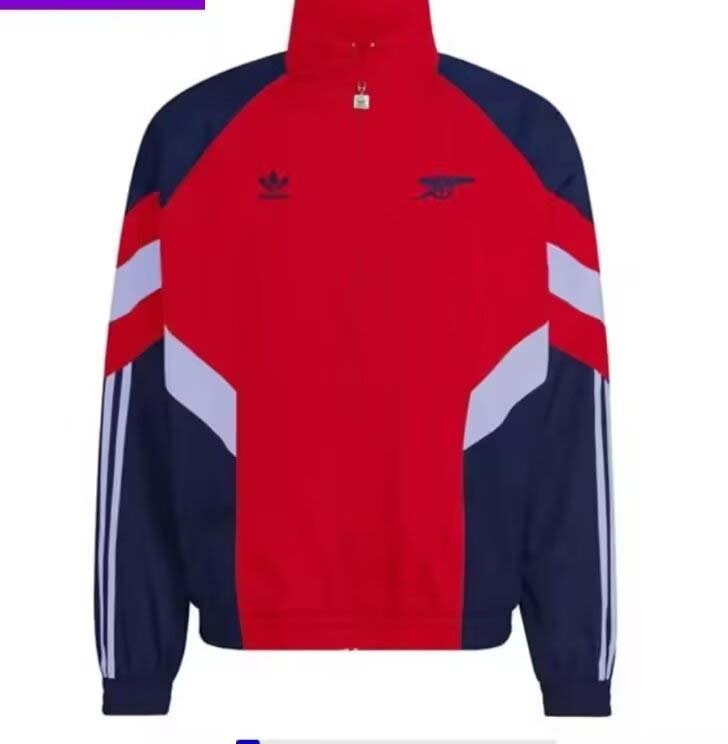 ccf5fec64fc330b19558f9479b49160735e34683 2024/2025 Arsenal Windbreaker Red Soccer Jersey 1:1 Thai Quality - Image 1