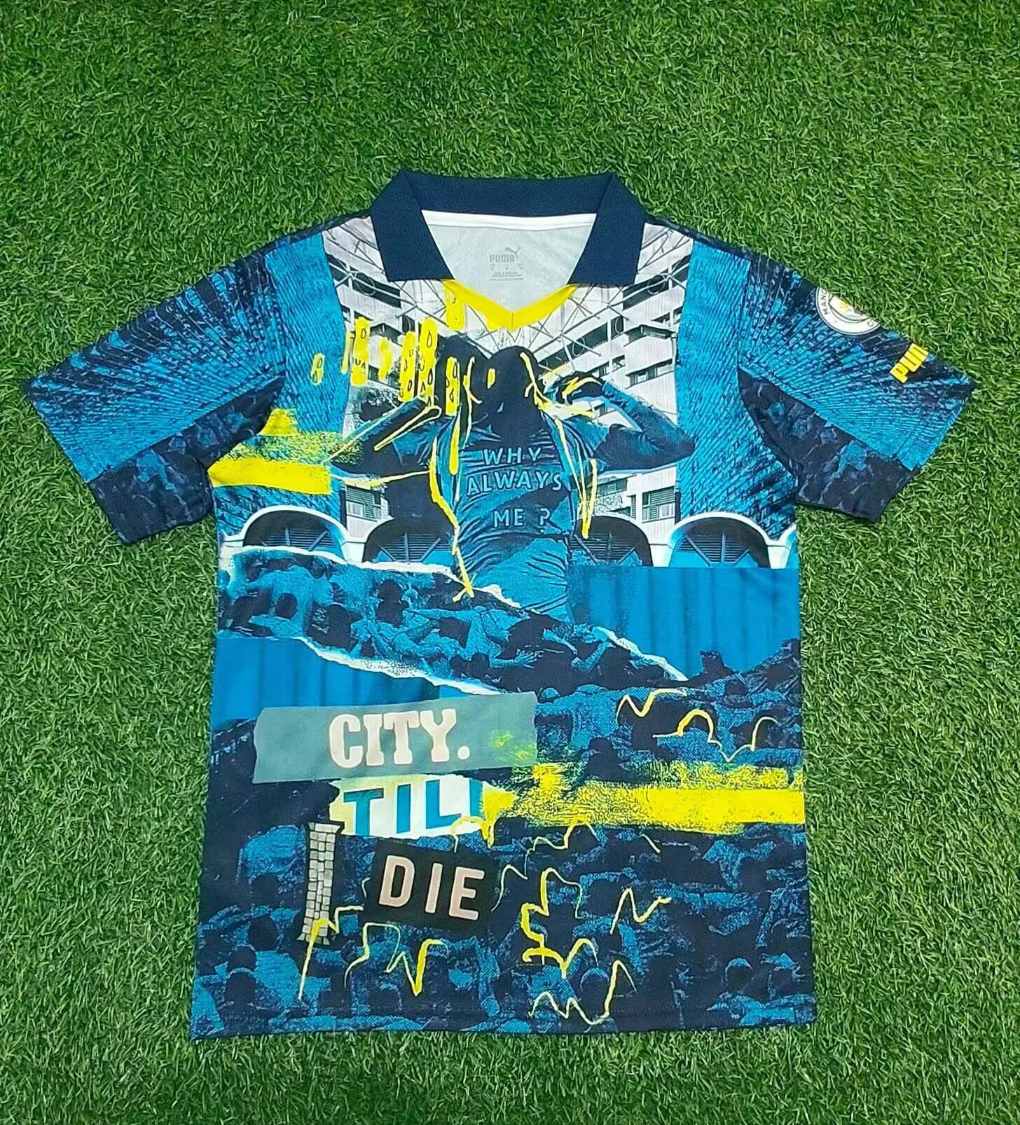 d14912f5383af125bbcda9c4ad52184420f71bf2 2025/2026 Manchester City Special Edition Blue Football Shirt 1:1 Thai Quality - Image 1